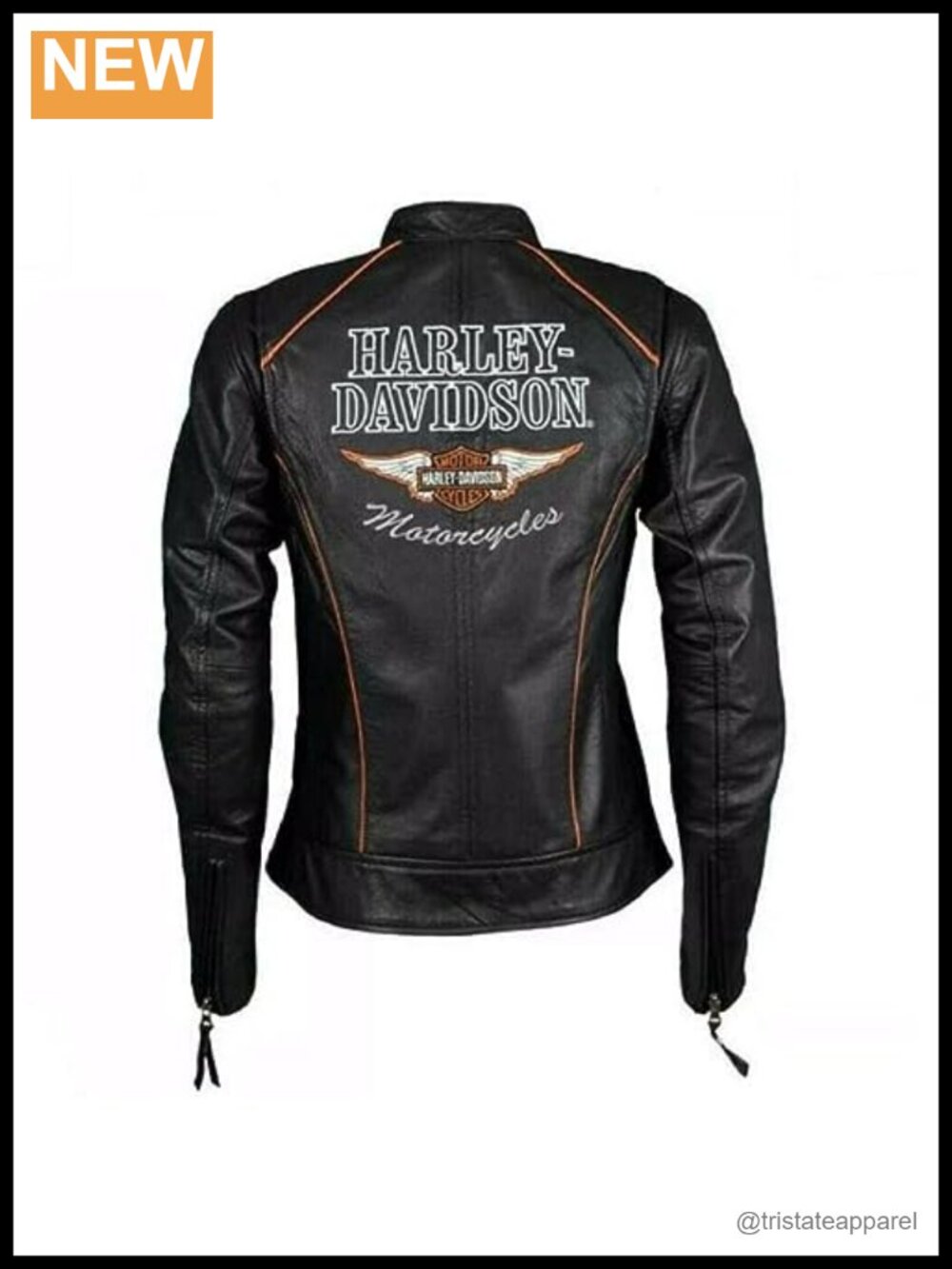Faux Leather & Leather Motorcycle Jacket with Side Pockets